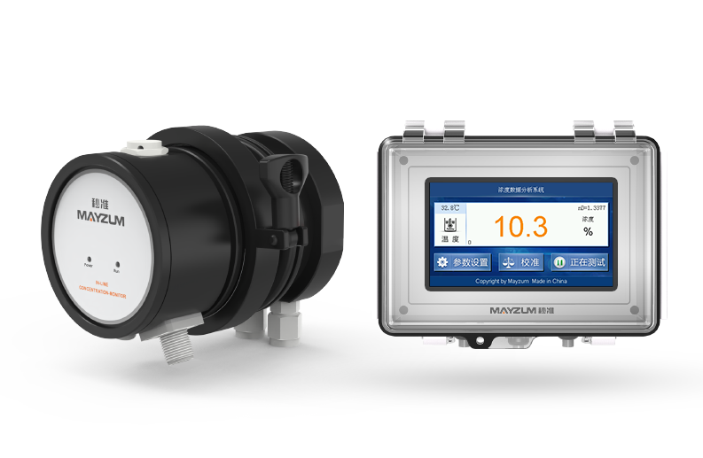秒准MAYZUM在线浓度计应用户电子级双氧水检测获客户一致好评
